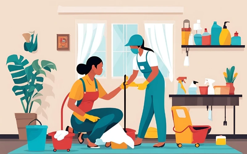 small town side hustle: home cleaning