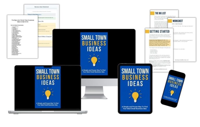 Small Town Business Ideas Ebook